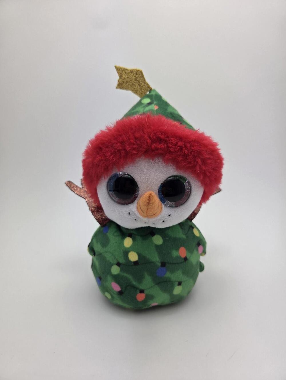 TY Beanie Boo “Garland” the Tree Snowman - No Hang Tag (6 inch)